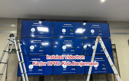 Instalasi Videotron Kantor DPRD Kota Banjarmasin
