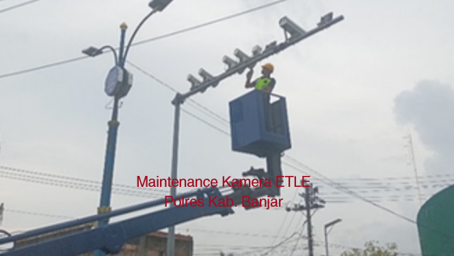 Maintenance Kamera ETLE Polres Kab. Banjar